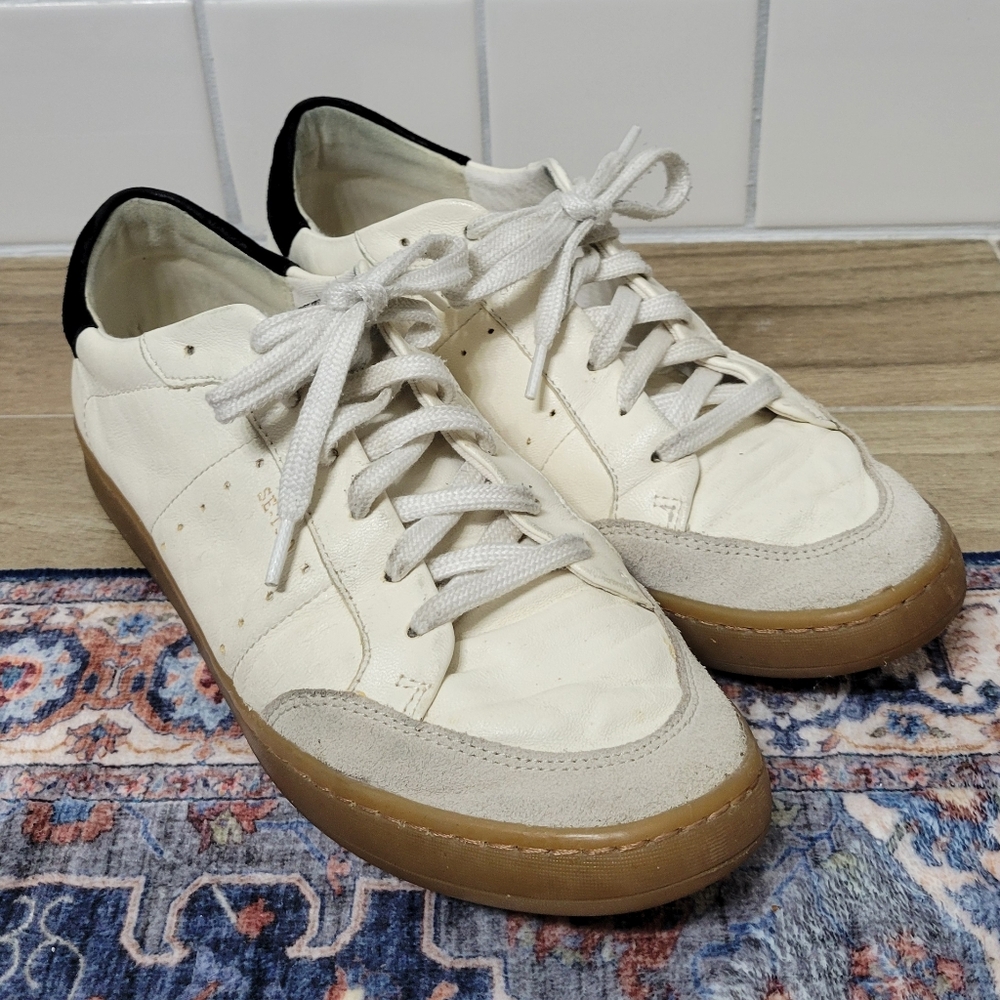 Sam Edelman Cream and Tan Women's Sneakers